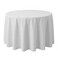 Surmente 70 Inch White Tablecloths for Round Tables