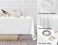 Surmente 2 Pack 60x102 Inch White Tablecloth for 6 Foot Rectangle Tables