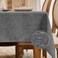BALCONY &amp; FALCON Rectangle Table Cloth Waterproof Gray 85"x57