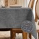 BALCONY &amp; FALCON Rectangle Table Cloth Waterproof Gray 85"x57