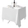 Surmente Small White Square Tablecloth 52x52 Inch