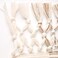 DII Dobby Stripe Table Runner, 13x108, Stone &amp; Cream Background