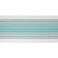 DII Everyday Collection Fringed Stripe Tabletop, Table Runner, 14x72, Teal