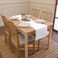 Encasa XO Table Runner, Cotton Canvas Dining Runner 13"x72