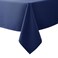 Biscaynebay Textured Fabric Tablecloths 52x70 Inches Rectangular, Navy Water Resistant Tablecloths for Dining, Kitchen, Wedding and Parties etc. Machine Washable