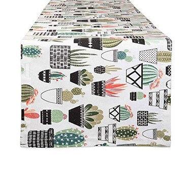 DII Urban Cactus Kitchen Collection, Table Runner, 14x108