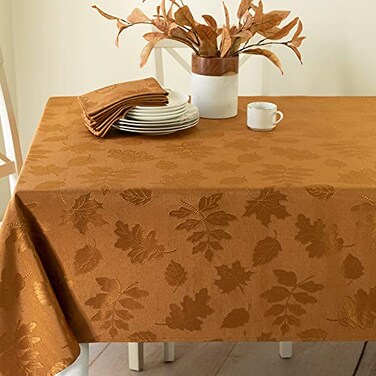 Benson Mills Harvest Legacy Tablecloth (Amber 60" x 120" Rectangular)
