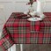 Benson Mills Holiday Plaid Tablecloth (Red, 60" X 84" Rectangular)