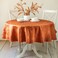 Benson Mills Harvest Legacy Tablecloth (Rust 70" Round)