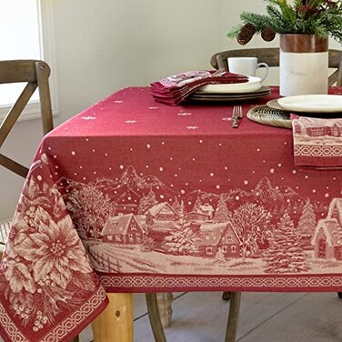 Benson Mills Christmas Story Jacquard Tablecloth (60" x 140" Rectangular)