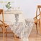 Ivory Lace Tablecloth 60x120 Inch Wedding Rectangular Table Cloth Overlay