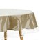 FeelingWarm Clear Table Cover Protector Plastic Tablecloth Oval 60 X 90 Inch PVC Vinyl Table Protective Dining Covering Transparent Waterproof