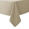 Biscaynebay Textured Fabric Tablecloths 90x132 Inches Rectangular, Natural Water Resistant Tablecloths for Dining, Kitchen, Wedding, Parties etc. Machine Washable