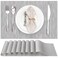 Myir JUN Placemats Set of 8 Kitchen and Dining Table Placemats