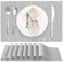 Myir JUN Placemats Set of 8 Kitchen and Dining Table Placemats