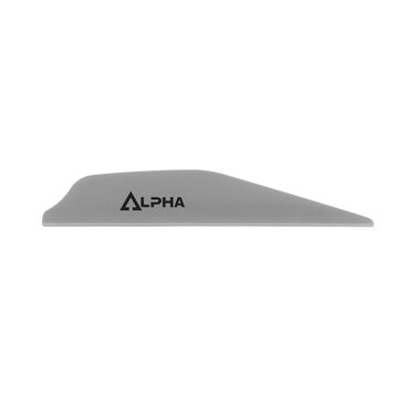 Bohning Alpha AR 1250 Vane, 2.8", Silver, 36pk