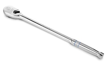 DURATECH Extra Long Handle 1/2-Inch Drive Ratchet, 90-Tooth Ratchet Wrench