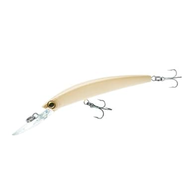 Duel Yo-Zuri Crystal Minnow Deep Diver, Floating, 5-1/4 Inch, 130mm, Bone