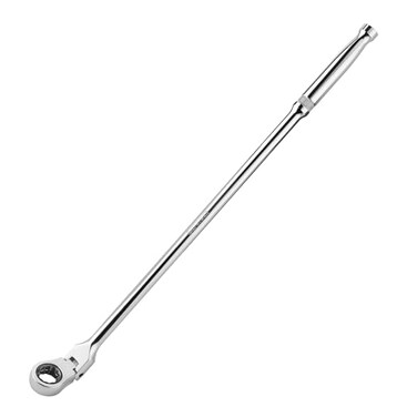 DURATECH Extra Long Flex Head Ratchet Wrench, 144-P, with 2.5&deg; Swing Arc