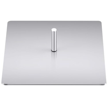 Yaocom Feather Flag Base, Steel Plate Stand for Swooper Flag Pole, Silver