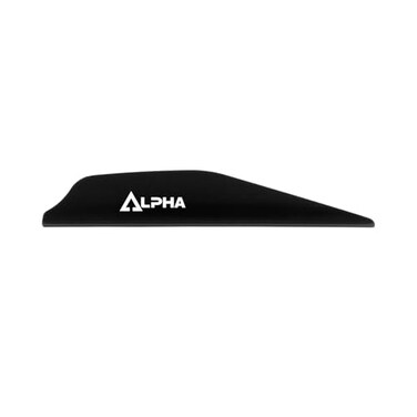 Bohning Alpha AR 1250 Vane, 2.8", Black, 36pk