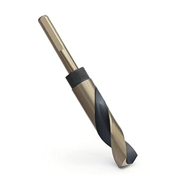 FOCMKEAS 12mm Reduced Shank Twist Drill Bit, HSS, 10mm Shank, 3-Flats
