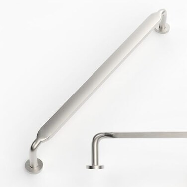 Amerdeco 10 Pack Brushed Satin Nickel Cabinet Pulls 11.3