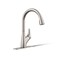 KOHLER 30469-VS Rival Single Handle Pull-Down Kitchen Faucet, Kitchen Sink Faucet with Pull-Down Sprayer, Vibrant Stainless