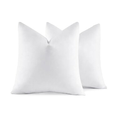 MIULEE 20x20 Pillow Inserts, Set of 2 Feather Down Throw Pillows