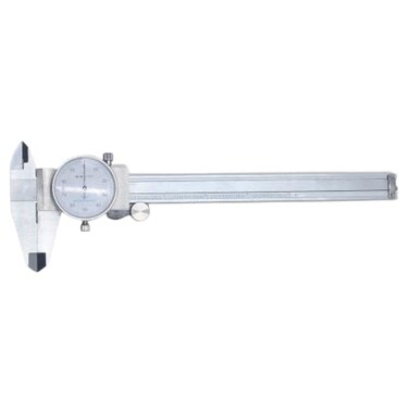 HFS 0-6 Inch Dial Caliper,0.001 Inch Accuracy, 4-Way Precision Measuring Tool for Inside, Outside, Depth and Step Measurements, Shockproof Design with Protective Storage Case