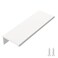 Goldenwarm 15 Pack 3in White Finger Edge Pulls Kitchen Drawer Handles