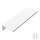 Goldenwarm 5 Pack 3in White Finger Edge Pulls Kitchen Drawer Handles