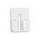 Practicon Digital X-Ray Sensor Basket with Adhesive Mount, White, Pack of 2