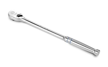 DURATECH Extra Long Handle 3/8-Inch Drive Ratchet, 90-Tooth Ratchet Wrench