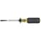 Klein Tools 6013K Slotted Screw-Holding Screwdriver, 3/16-Inch Split-Blade Flat Head Driver, Positive Gripping Action, Cushion-Grip Handle