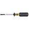 Klein Tools 6013K Slotted Screw-Holding Screwdriver, 3/16-Inch Split-Blade Flat Head Driver, Positive Gripping Action, Cushion-Grip Handle