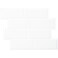 Smart Tiles Peel and Stick backsplash, Subway Pure White, 11.55"x8.38