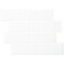 Smart Tiles Peel and Stick backsplash, Subway Pure White, 11.55"x8.38