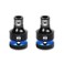 BLACKROBOT 2PCS Impact Bit Holders 1/2 Inch Square Drive to 1/4 Inch Hex Socket Adapter for Impact Wrench