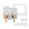 EFIELD 1 Piece 1/2"Copper Press Washing Machine Outlet Box(Copper Arrestor