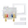 EFIELD 1 Piece 1/2"Copper Press Washing Machine Outlet Box(Copper Arrestor
