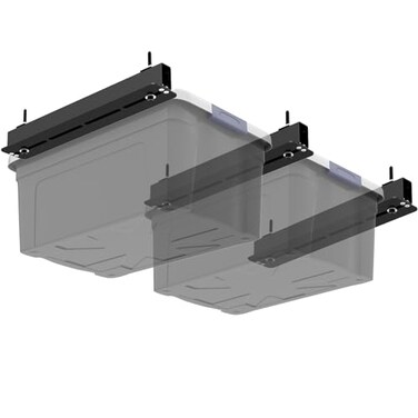 Fixirons 3 Pack Overhead Storage Bin Rack, Ceiling Racks Rack Ceiling Garage Storage