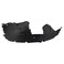 TRQ Front Left Inner Fender Liner Black Drivers Side
