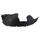 TRQ Front Left Inner Fender Liner Black Drivers Side