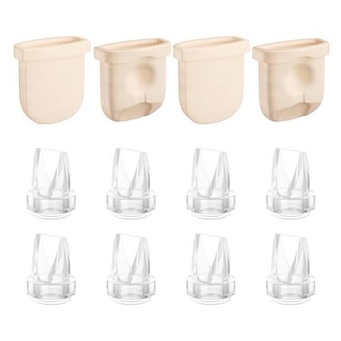 TOVVILD Breast Pump E10/E20/S1/S1 Pro Replacement Parts for eufy, 12 Pack
