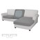 Easy-Going Stretch 3 Pieces Couch Cushion Covers for Sectional Sofa L Shape