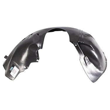 TRQ Front Left Inner Fender Liner Black Drivers Side