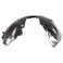 TRQ Front Left Inner Fender Liner Black Drivers Side