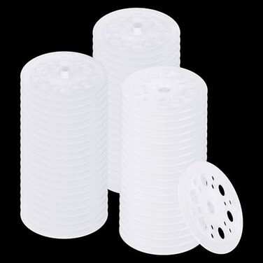 PATIKIL 45mm Plastic Washers, 800pcs Plastic Insulation Washers