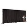 Urby Two Layers Backdrop Made with One Piece Chiffon TullePolyester for Professional Extra Wide Blackout Curtains (Black, 20 x 8 ft